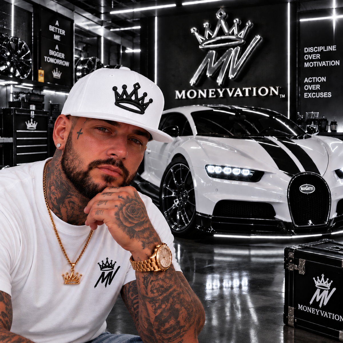 Moneyvation™ Signature Snapback Hat Legendary Black