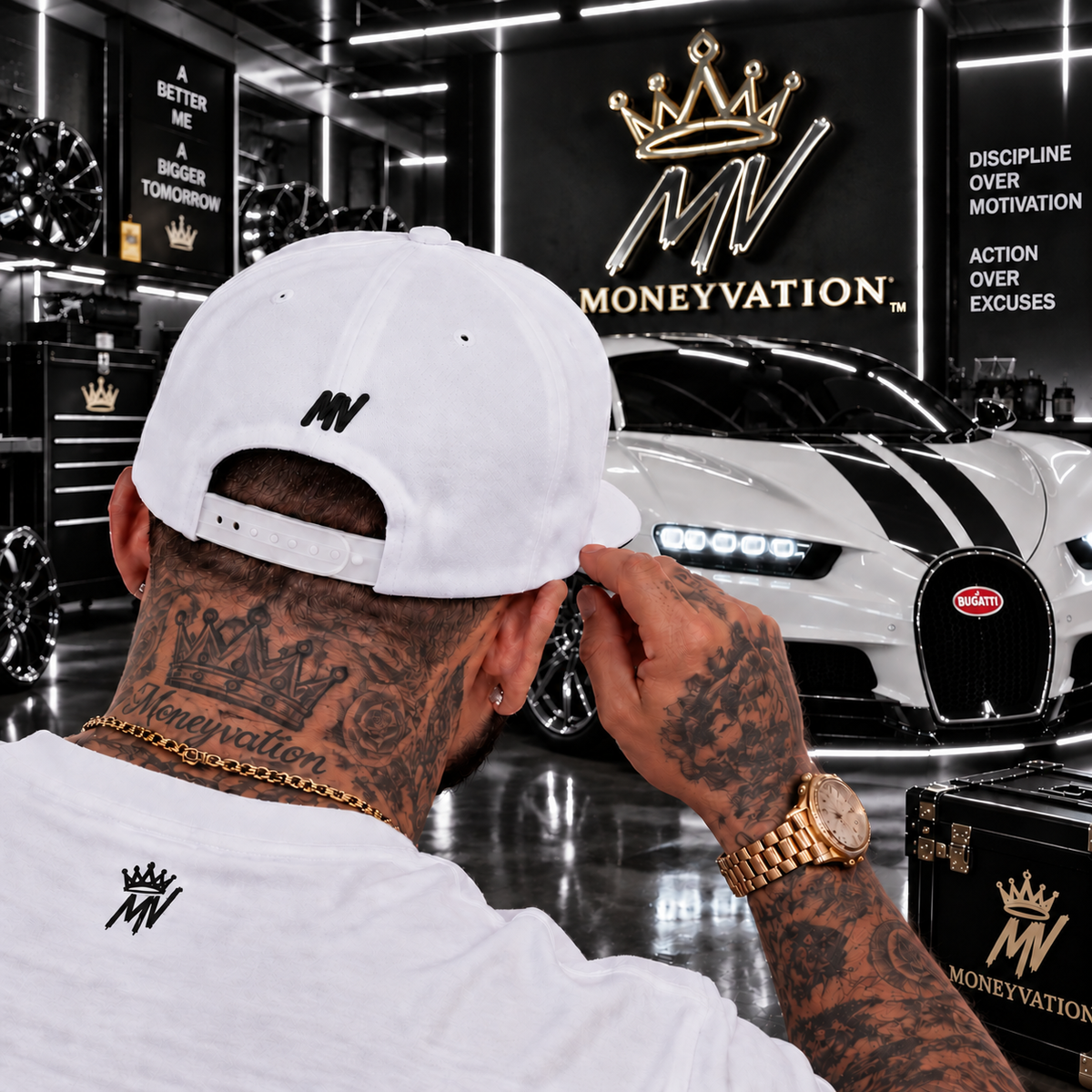 Moneyvation™ Signature Snapback Hat Legendary Black