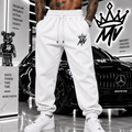 Moneyvation Black Emabroidery MV/CROWN Joggers