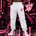 Moneyvation Pink Embroidery MV/CROWN Joggers