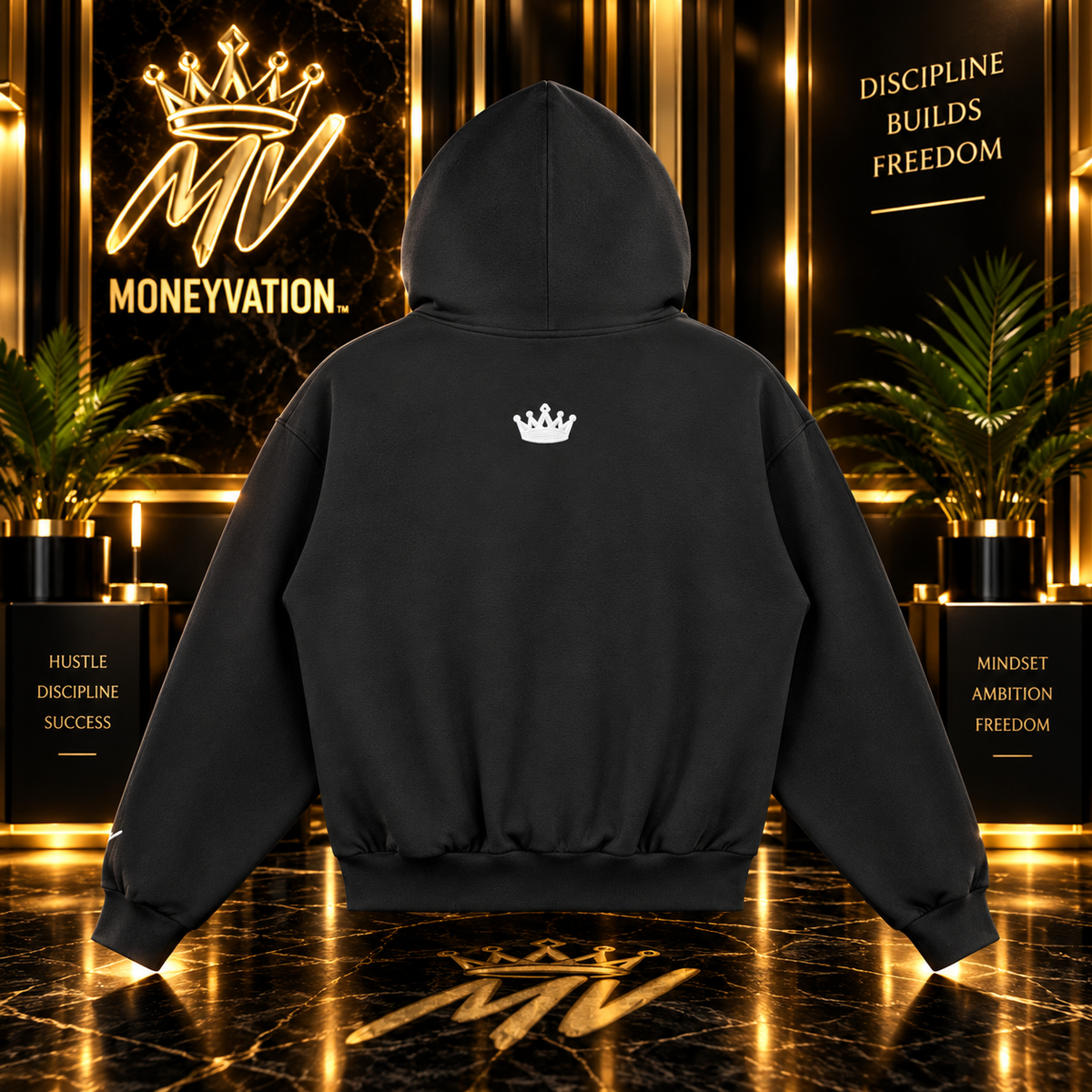 Moneyvation Heavyweight Relaxed-Fit Hoodie