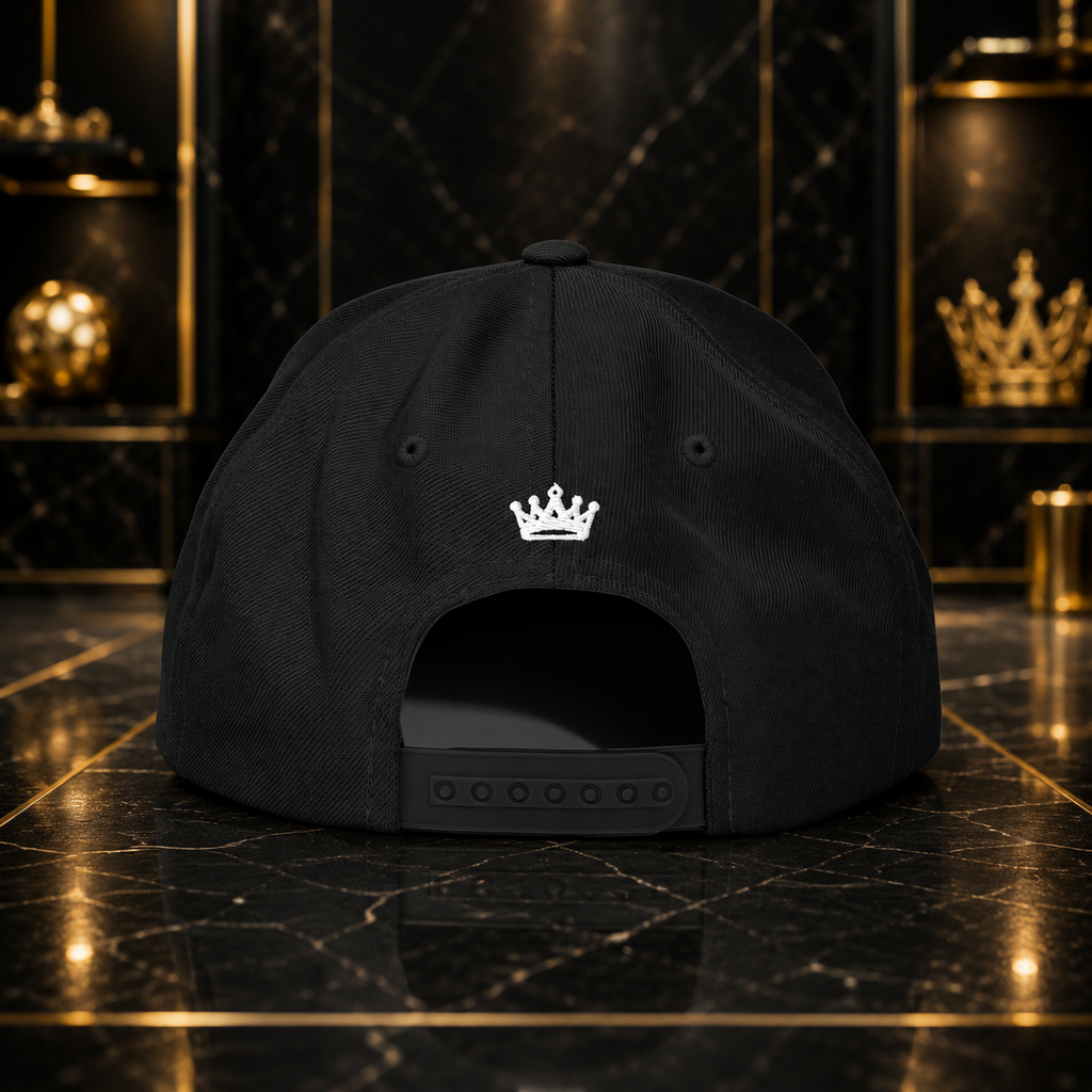 Moneyvation™ Signature Snapback Hat Summit White thread