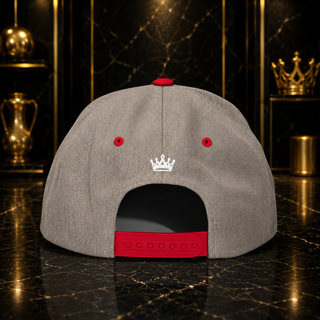 Moneyvation™ Signature Snapback Hat Summit White thread