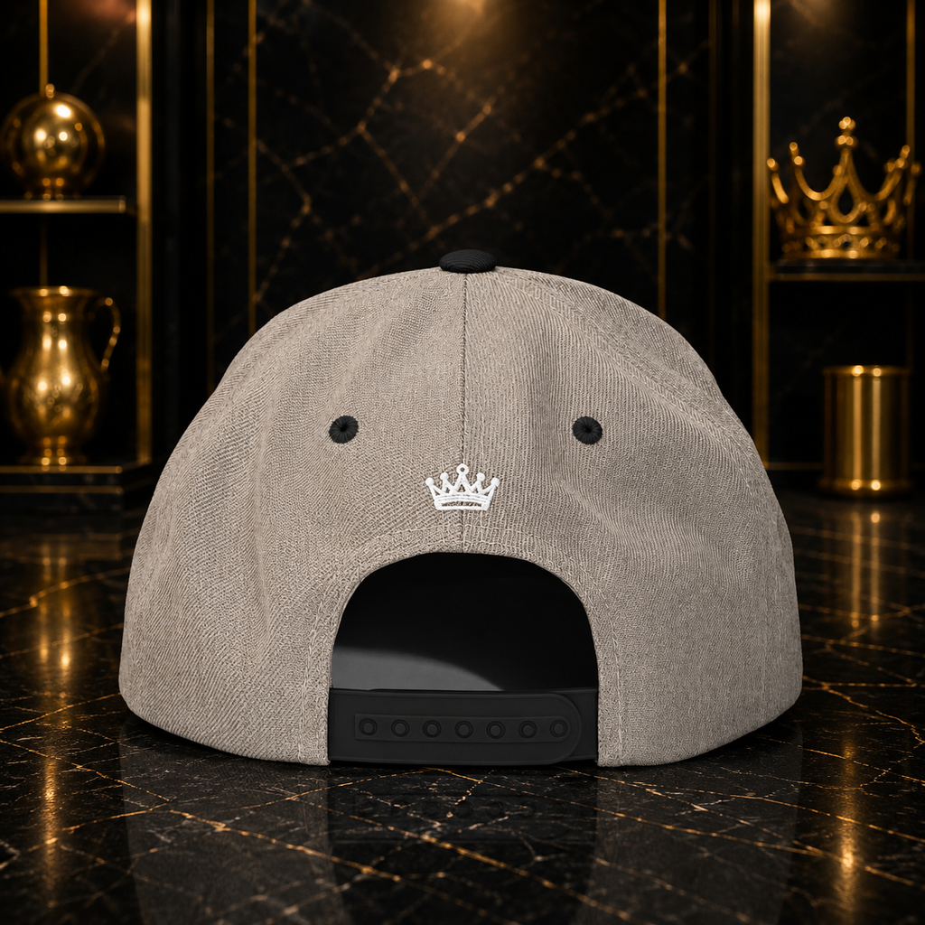 Moneyvation™ Signature Snapback Hat Summit White thread