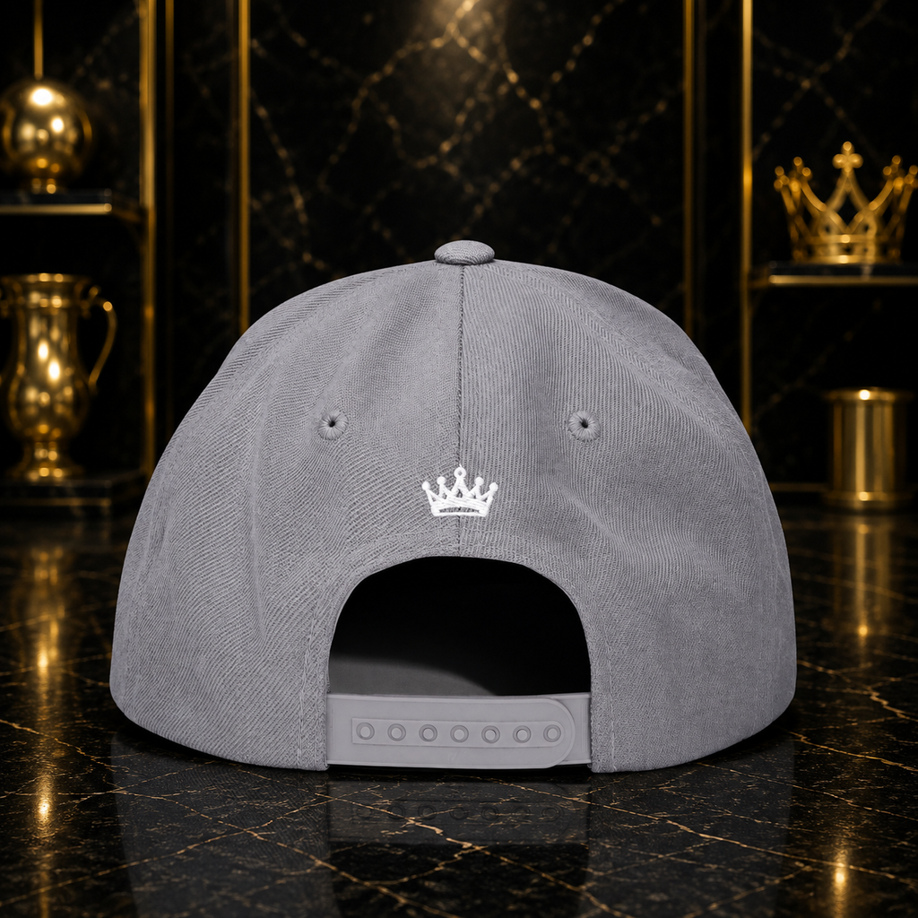 Moneyvation™ Signature Snapback Hat Summit White thread