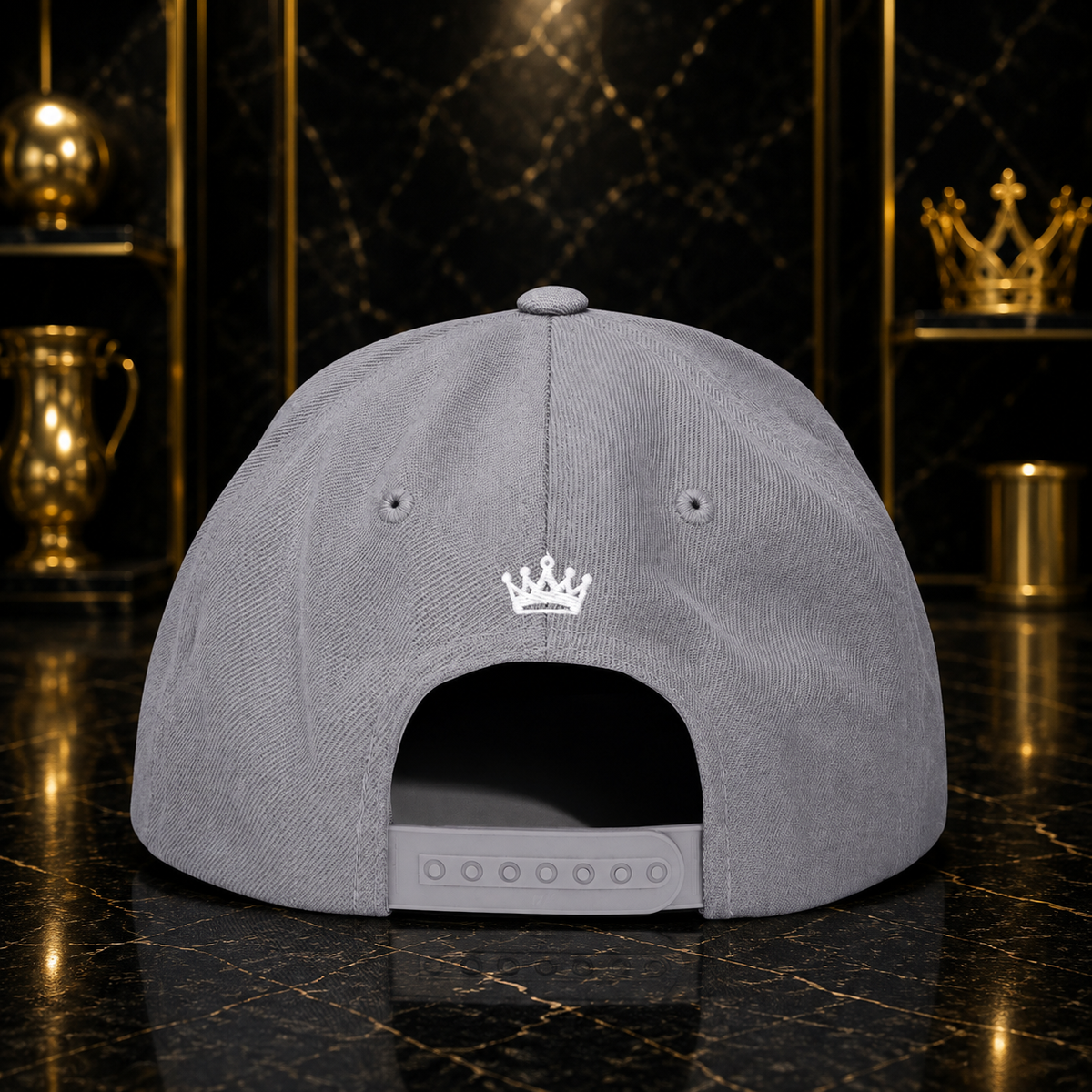 Moneyvation™ Signature Snapback Hat Summit White thread