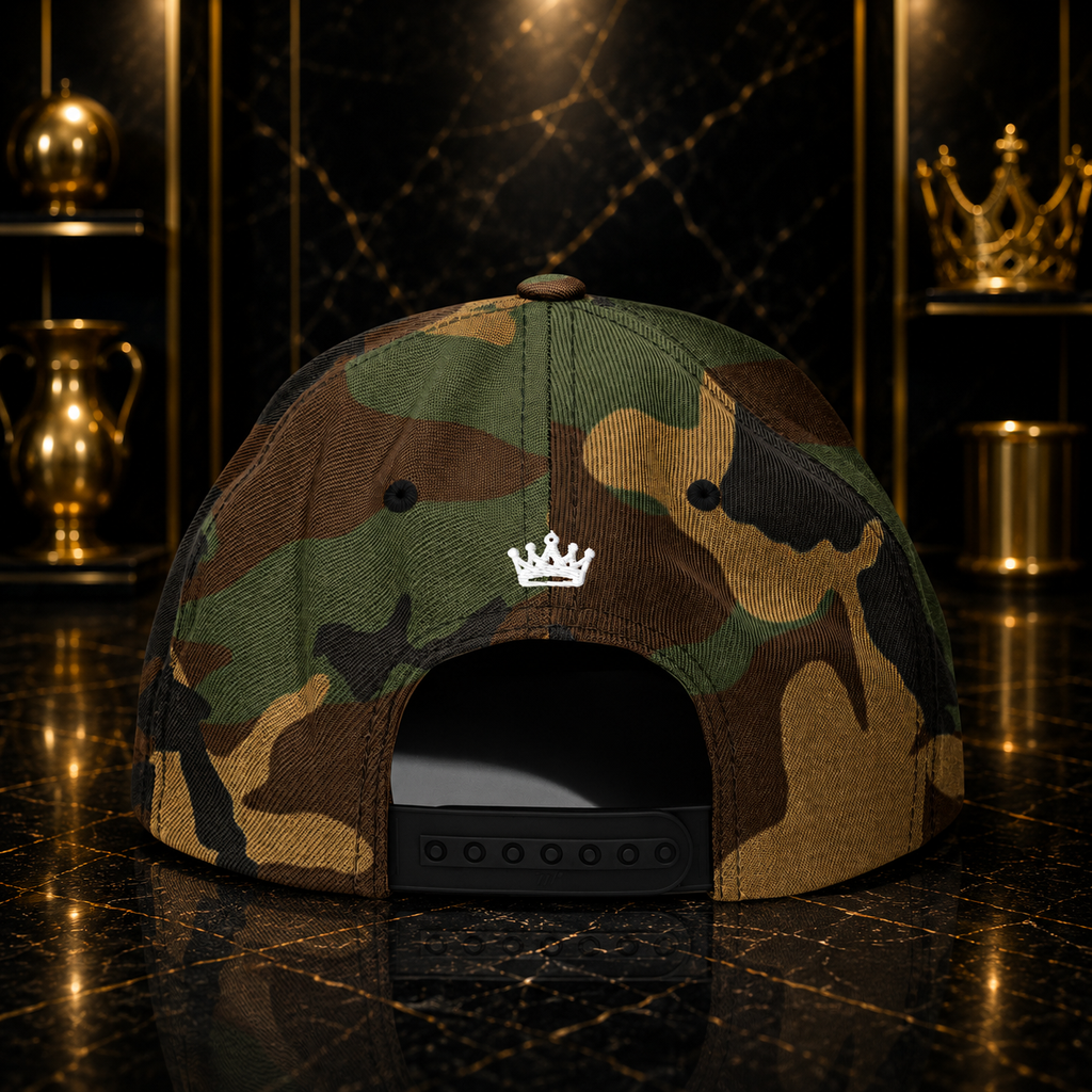 Moneyvation™ Signature Snapback Hat Summit White thread