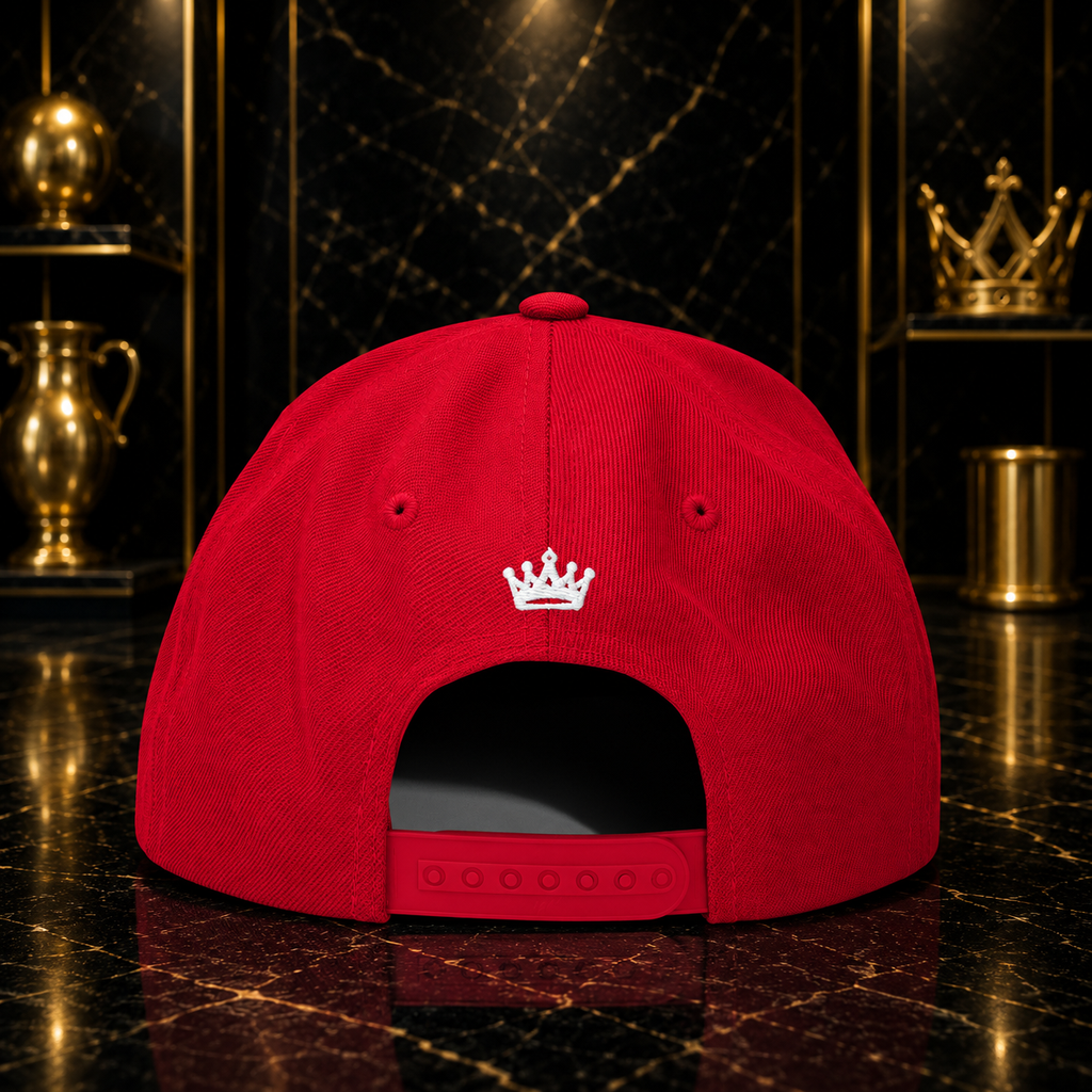 Moneyvation™ Signature Snapback Hat Summit White thread