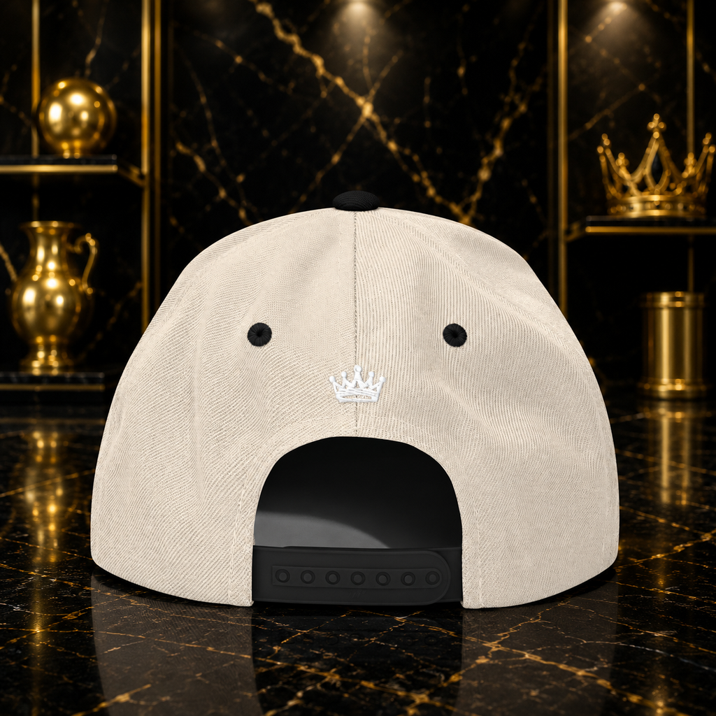 Moneyvation™ Signature Snapback Hat Summit White thread