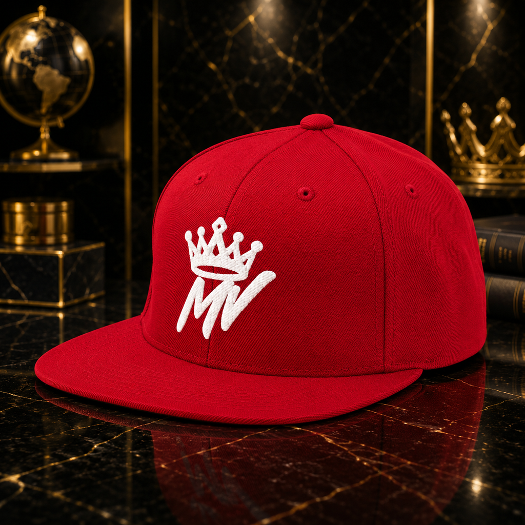 Moneyvation™ Signature Snapback Hat Summit White thread