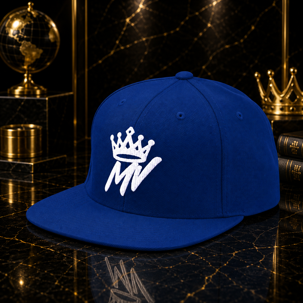 Moneyvation™ Signature Snapback Hat Summit White thread