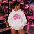Moneyvation Premium Pink Crown Signature Heavyweight Hoodie