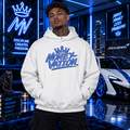 Moneyvation Premium Legacy Blue  Crown Signature Heavyweight Hoodie
