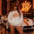 Moneyvation Premium Orange Crown Signature Heavyweight Hoodie