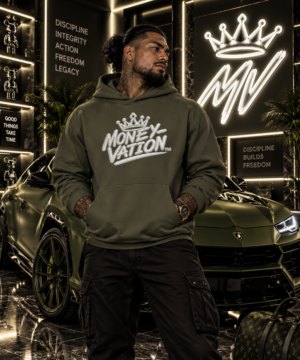 Moneyvation Premium Crown Signature Heavyweight Hoodie