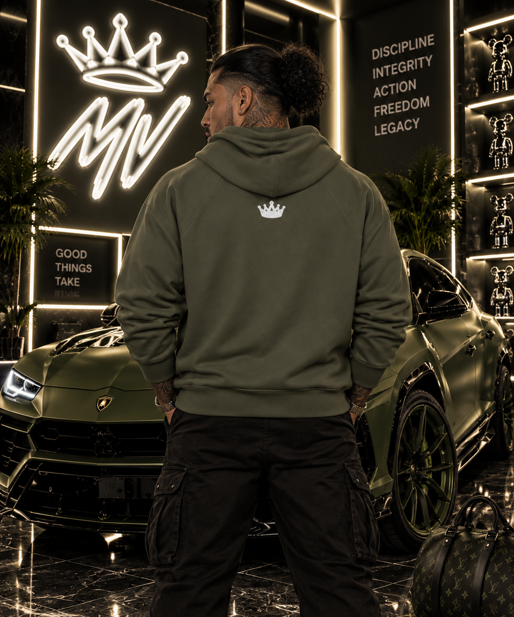 Moneyvation Premium Crown Signature Heavyweight Hoodie
