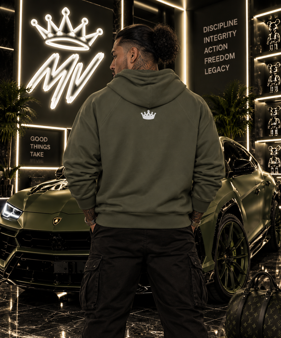 Moneyvation Premium Crown Signature Heavyweight Hoodie
