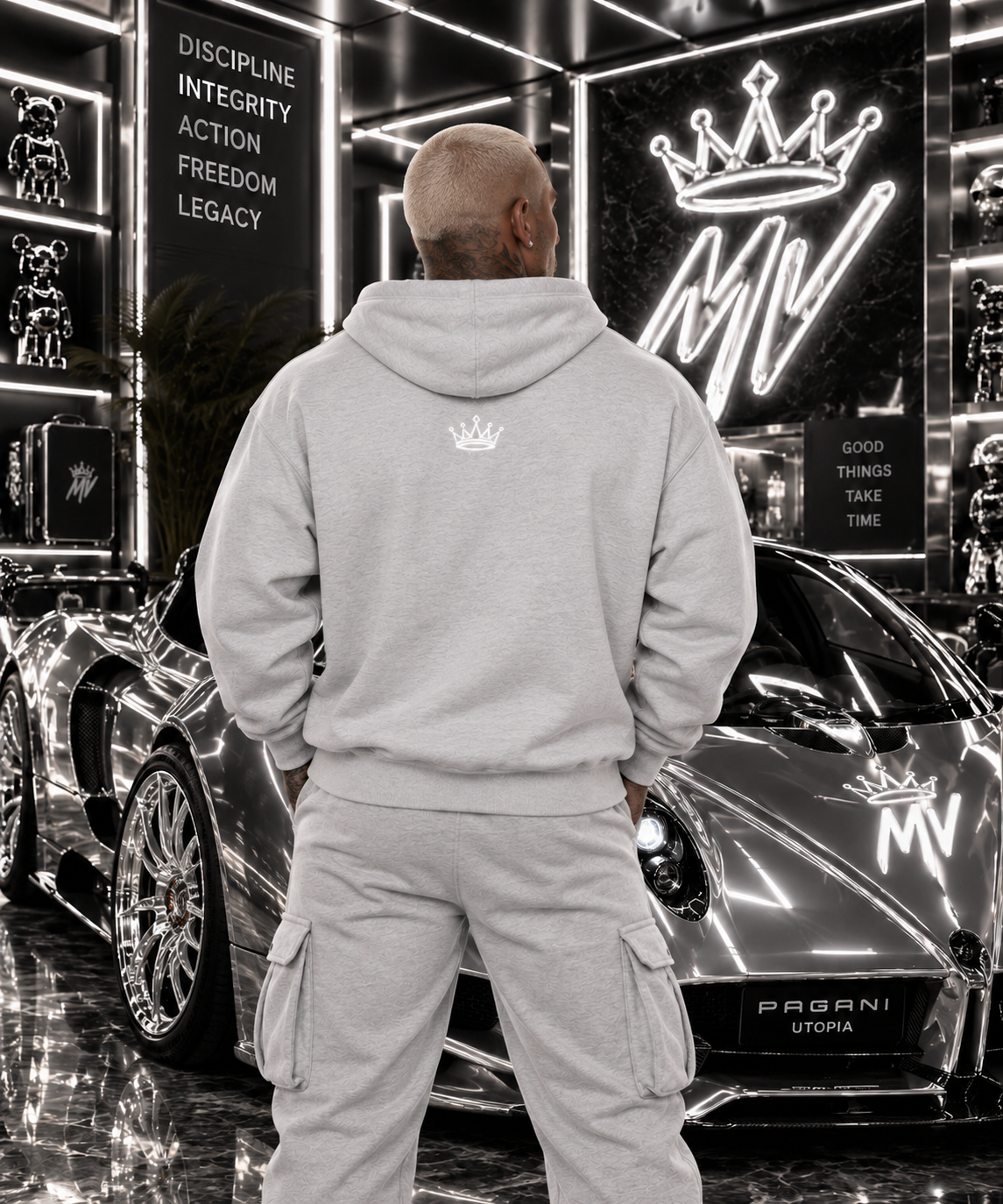 Moneyvation Premium Crown Signature Heavyweight Hoodie