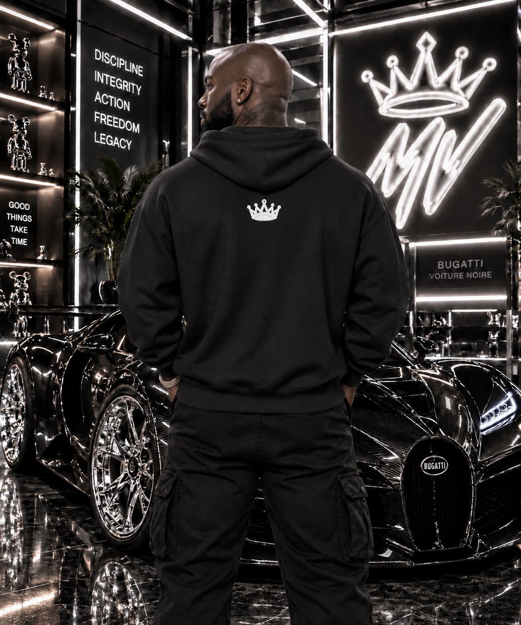 Moneyvation Premium Crown Signature Heavyweight Hoodie