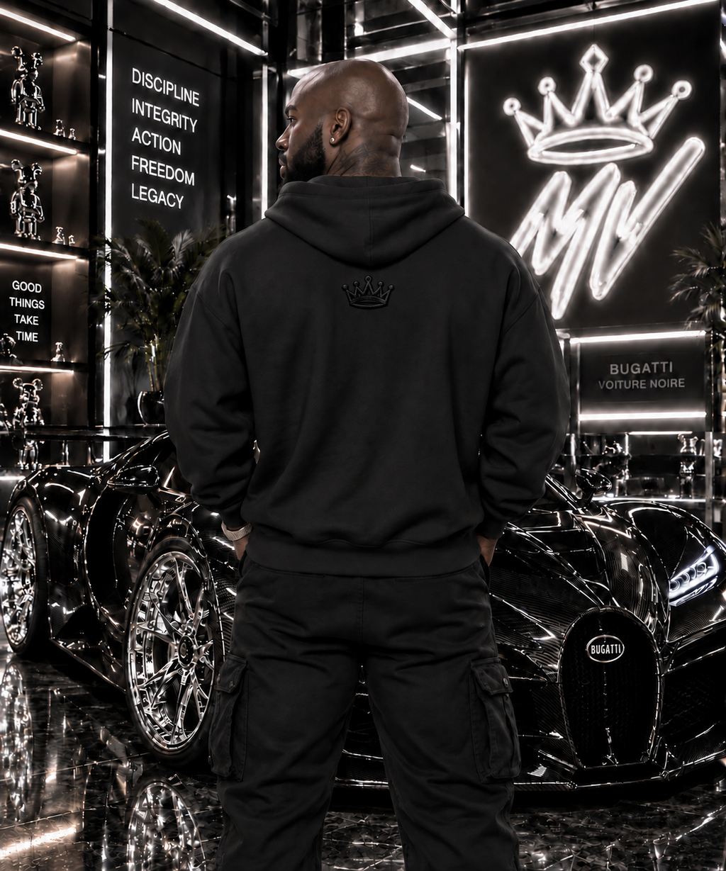 Moneyvation Premium MV & Crown Signature Heavyweight Hoodie