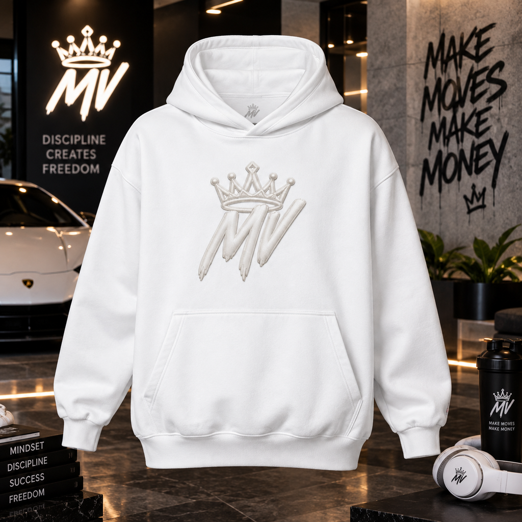 Moneyvation Premium MV & Crown Signature Heavyweight Hoodie