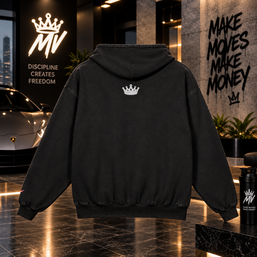 Moneyvation Premium MV & Crown Signature Heavyweight Hoodie