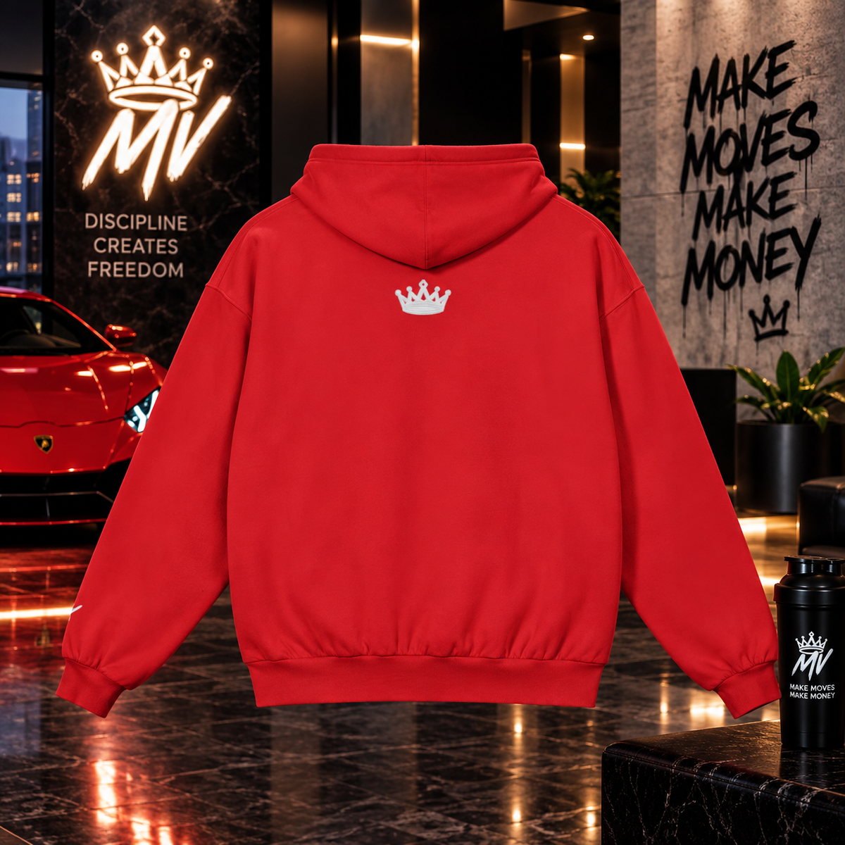 Moneyvation Premium MV & Crown Signature Heavyweight Hoodie