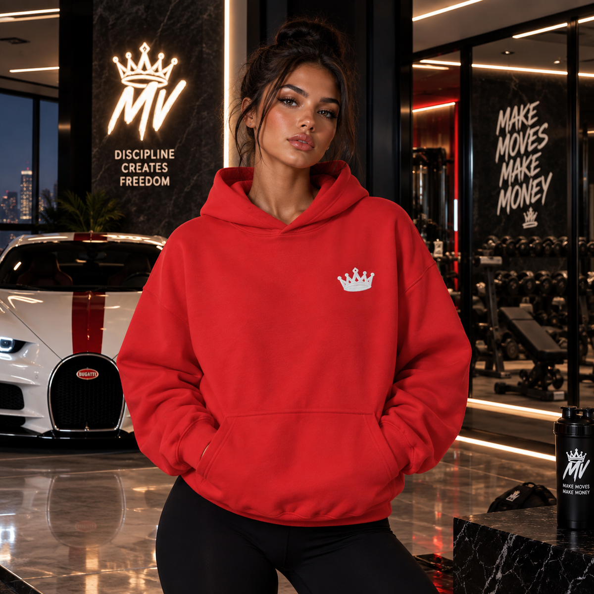 Moneyvation Premium Crown Signature Heavyweight Hoodie