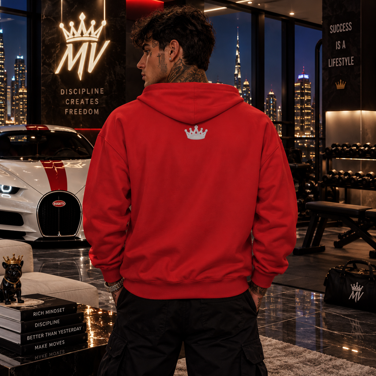 Moneyvation Premium MV & Crown Signature Heavyweight Hoodie