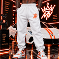 Moneyvation Orange Embroidery MV/CROWN Joggers