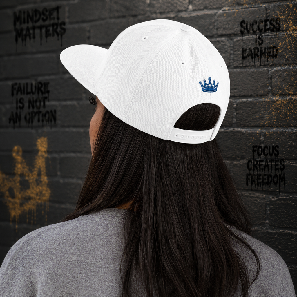 Moneyvation™ Signature MV Snapback Hat Legacy Blue