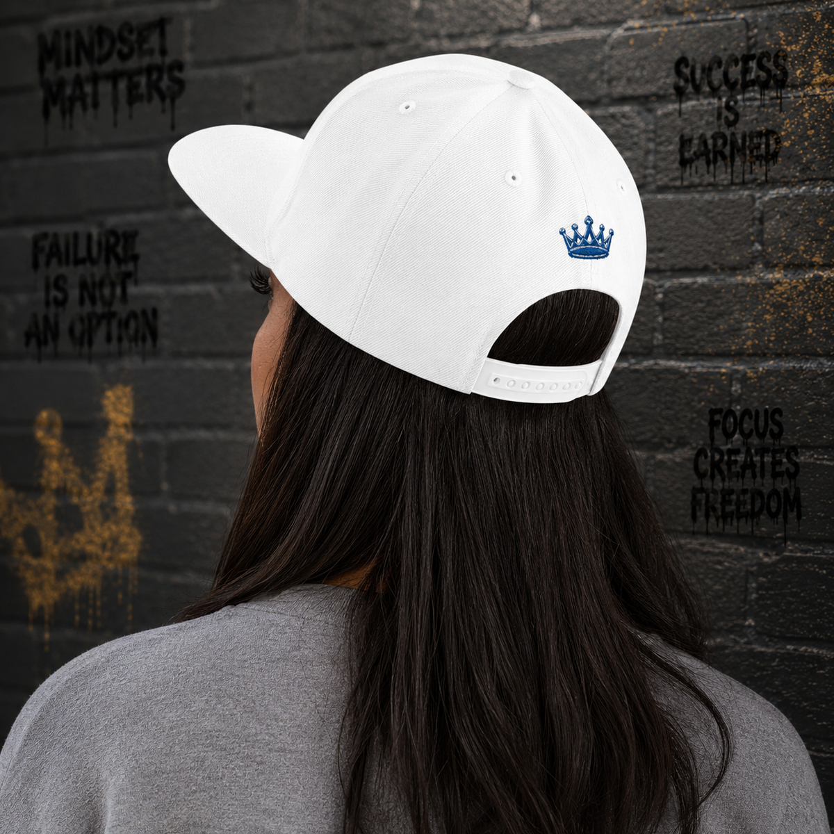 Moneyvation™ Signature MV Snapback Hat Legacy Blue
