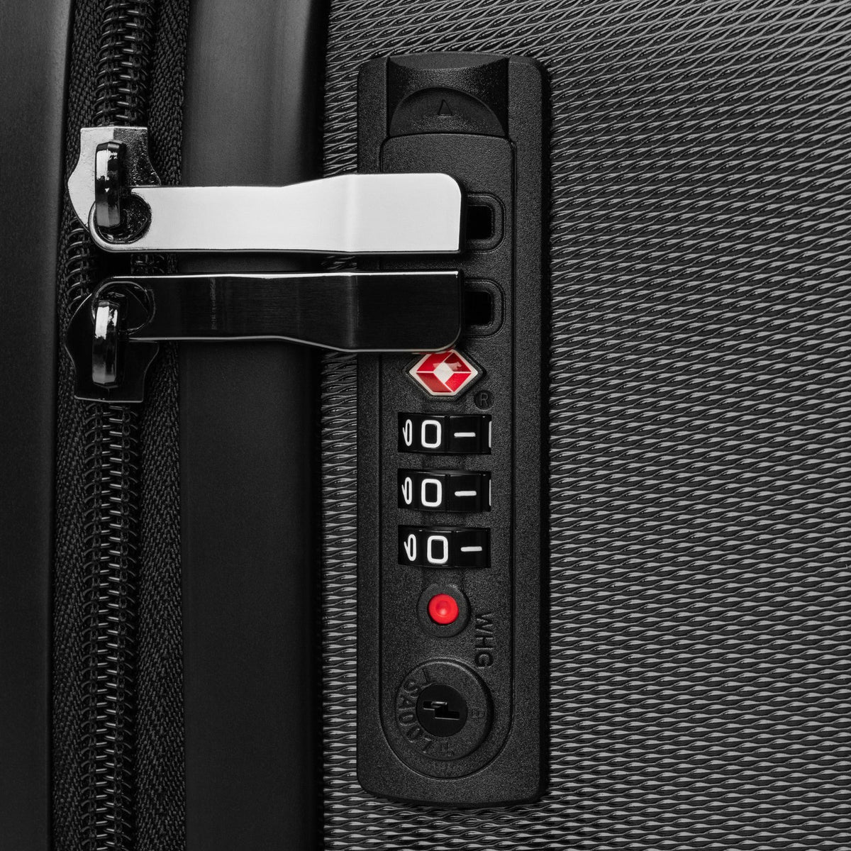 Moneyvation Signature Print Rainbow Travel Suitcase
