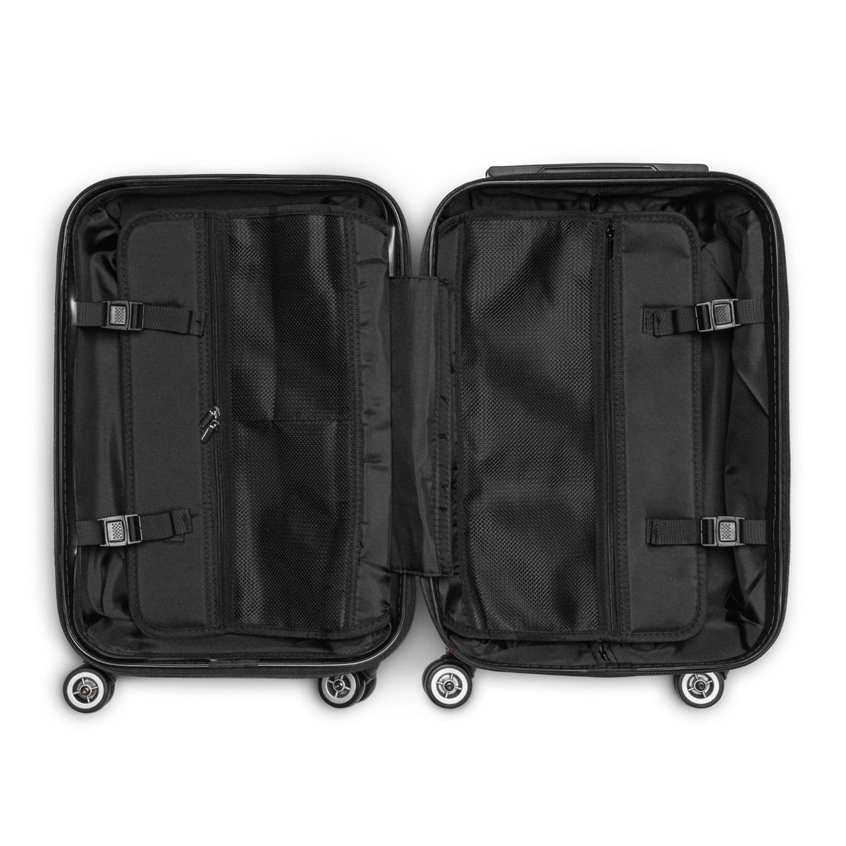 Moneyvation Signature Print Rainbow Travel Suitcase