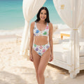 Moneyvations Signature Rainbow Print Women's  2pc Swimsuit