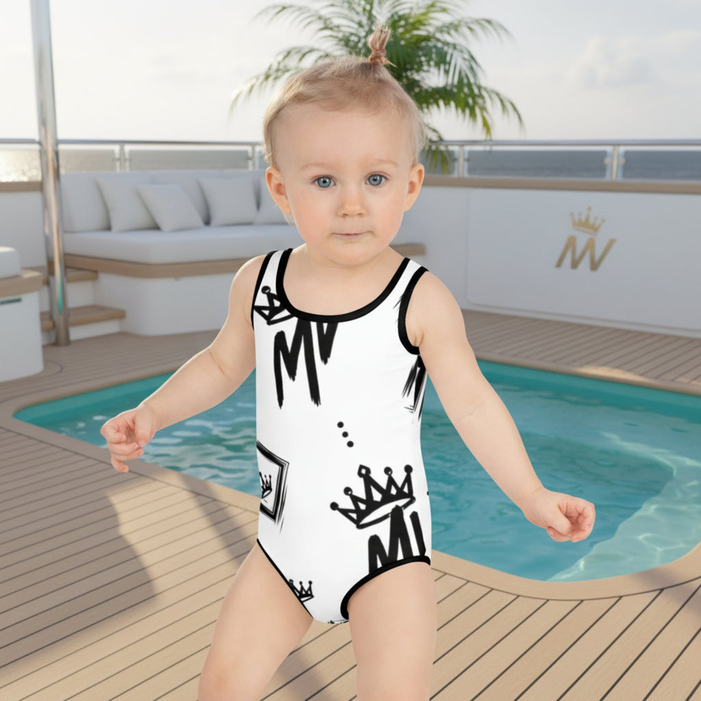 Moneyvation Signature Print Legendary Black Girls One Piece Suit