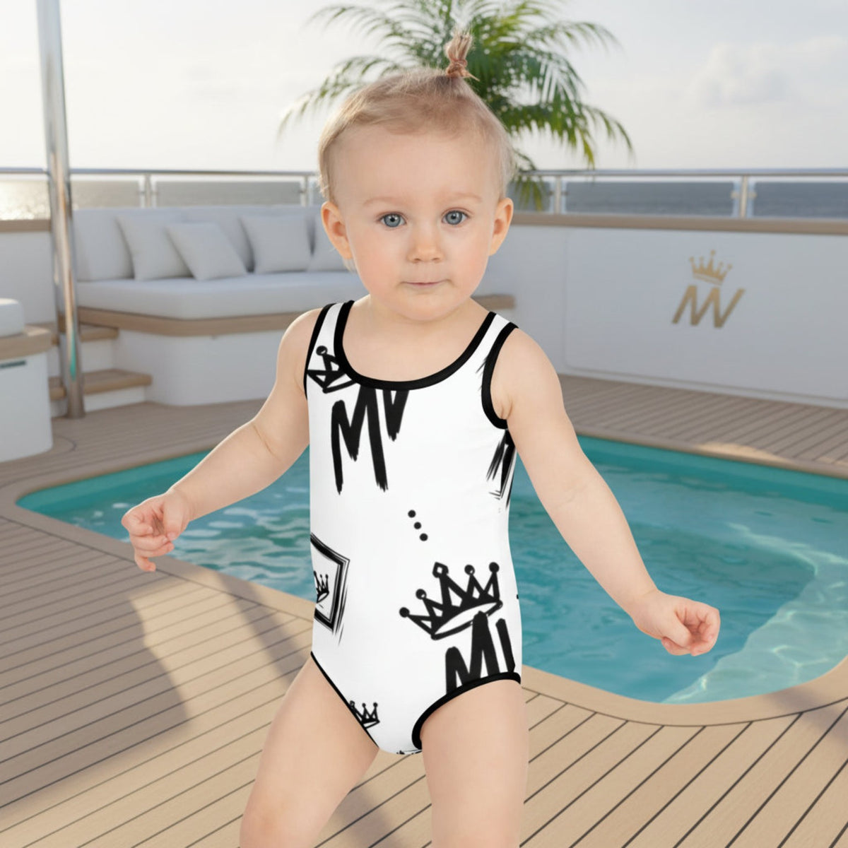 Moneyvation Signature Print Legendary Black Girls One Piece Suit