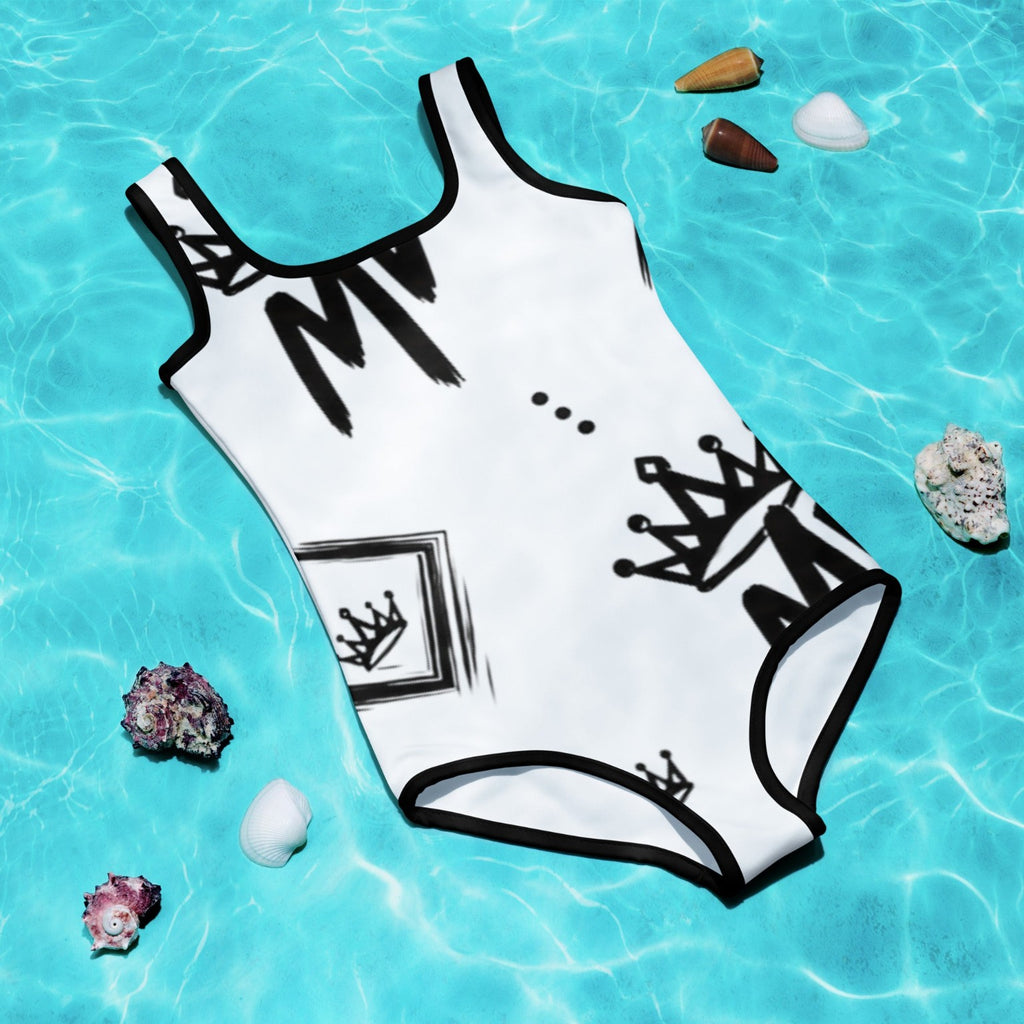 Moneyvation Signature Print Legendary Black Girls One Piece Suit
